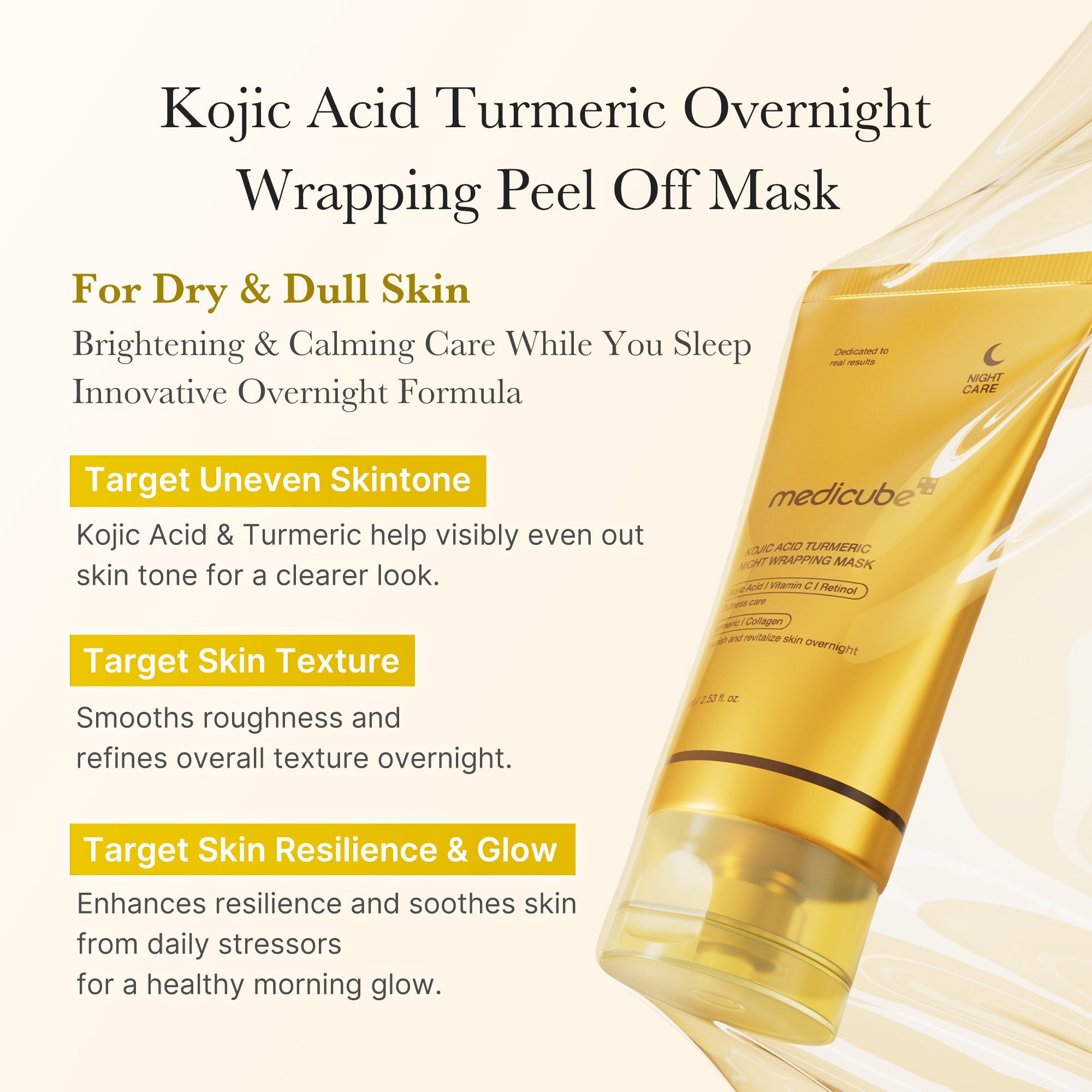 Kojic Acid Turmeric Overnight Wrapping Mask